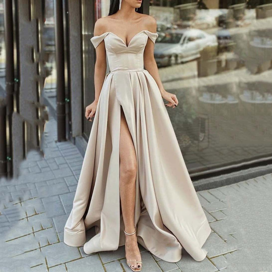 spring new New women's clothing multi-color tube top V-neck backless pendulum dress split-ended sleeveless, long dress