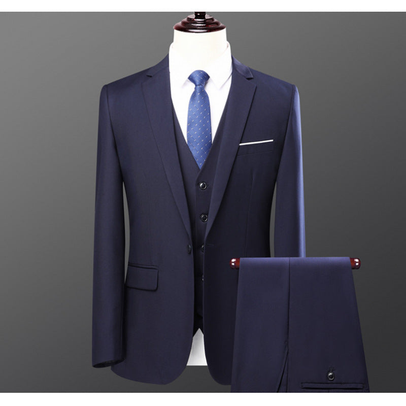 LOVECCR Suit Business Men's Suit Set New High-End Business Clothing Suit New Polo Best Man Dress Jacket