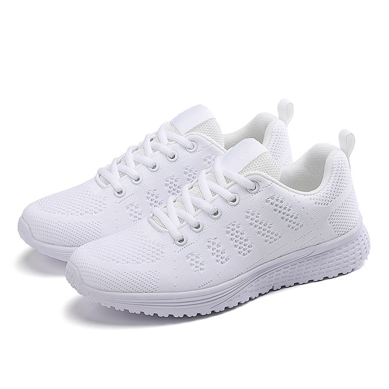 loveccr Cross-Border plus Size Pinduoduo Outdoor Shoes Women's Delivery Sneaker Running Shoes Student Mesh Women's Shoes