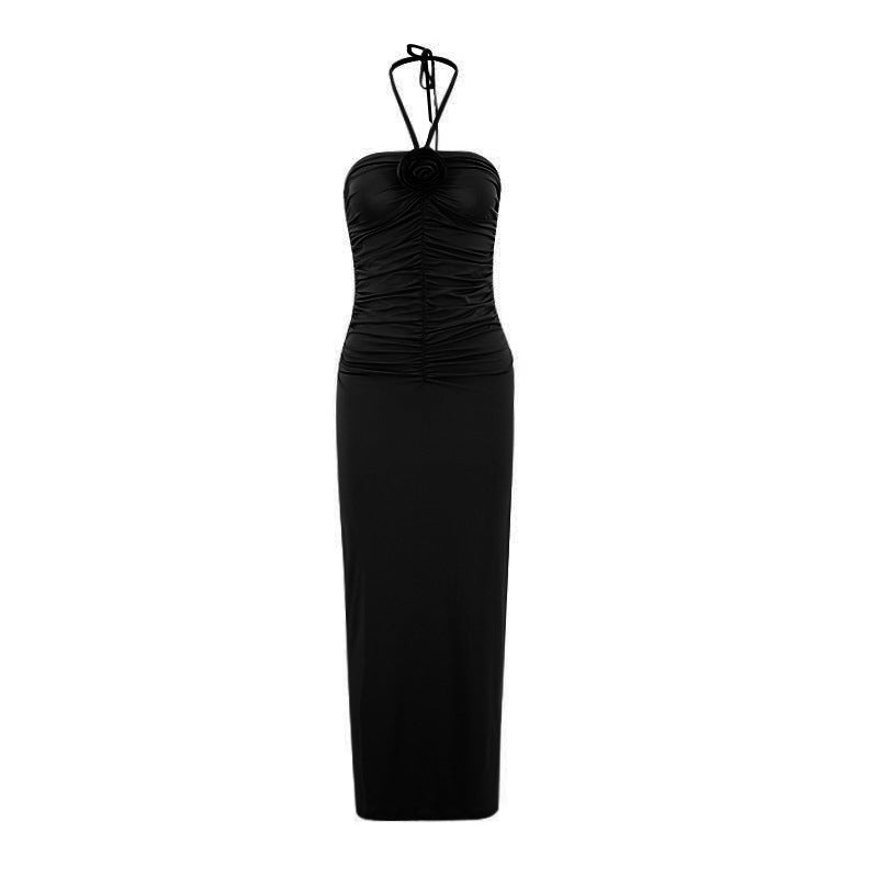 LOVECCR 2025 wind spring summer new cross-border explosive sexy Spice Girl suspender backless dress one piece hair