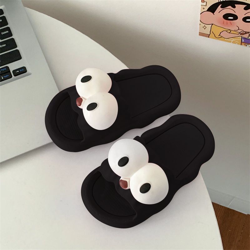 Women's Slippers Summer Cartoon Cute Indoor Home Bath Non-Slip Deodorant Couples Sandals Outerwear Women
