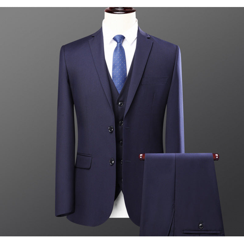LOVECCR Suit Business Men's Suit Set New High-End Business Clothing Suit New Polo Best Man Dress Jacket
