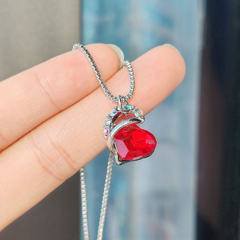 Clover Necklace for Women Korean Style Elegant Simple and Fashionable Summer Wild Clavicle Chain Accessories Girlfriends Jewelry
