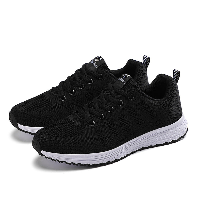 loveccr Cross-Border plus Size Pinduoduo Outdoor Shoes Women's Delivery Sneaker Running Shoes Student Mesh Women's Shoes