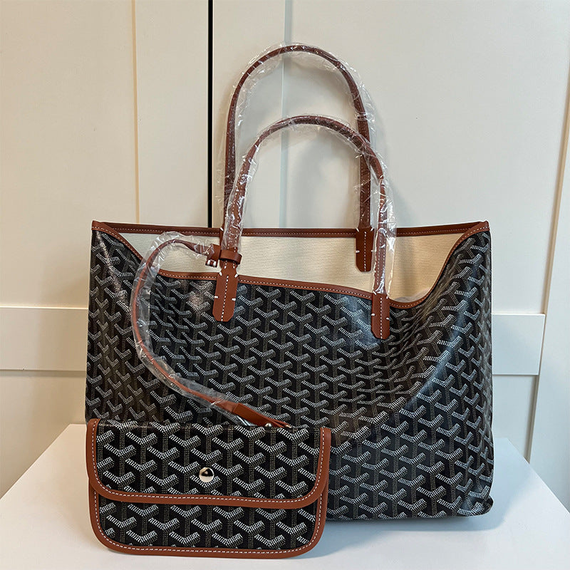 loveccr New Special Edition! GAOY 170 Th Anniversary Limited Gray Pink Shopping Bag Tote Mummy Bag Mother and Child Bag