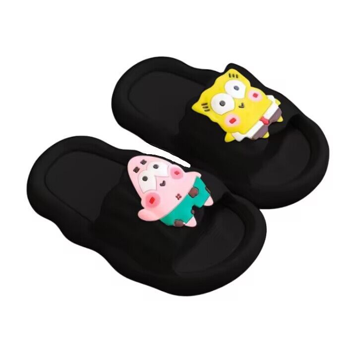 Women's Slippers Summer Cartoon Cute Indoor Home Bath Non-Slip Deodorant Couples Sandals Outerwear Women