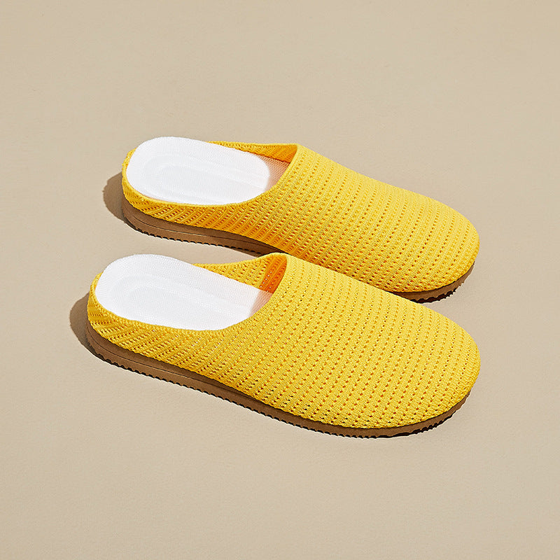 summer new mesh Birkenstocks ins Korean version of female students lazy one pedal half tray leisure XFA308