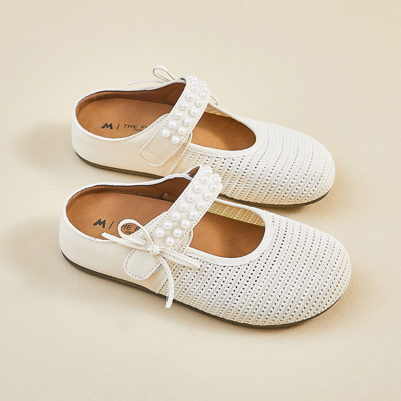 summer new mesh Birkenstocks ins Korean version of female students lazy one pedal half tray breathable leisure B02