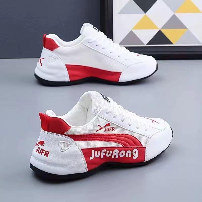 loveccr Fashion Clunky Sneakers Men's and Women's Same Style Low-Top Lace-up Sneaker New Soft Bottom Breathable Casual Running D'Lites