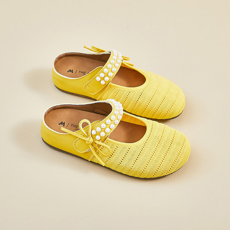 summer new mesh Birkenstocks ins Korean version of female students lazy one pedal half tray breathable leisure B02
