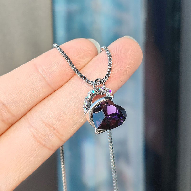 Clover Necklace for Women Korean Style Elegant Simple and Fashionable Summer Wild Clavicle Chain Accessories Girlfriends Jewelry