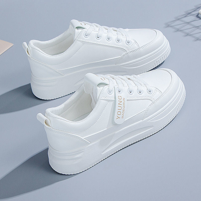 loveccr White Shoes Female New Running Shoes Ins Fashionable Ladies Shoes Korean Style Female Student Leisure Sneaker Fashion Sneakers