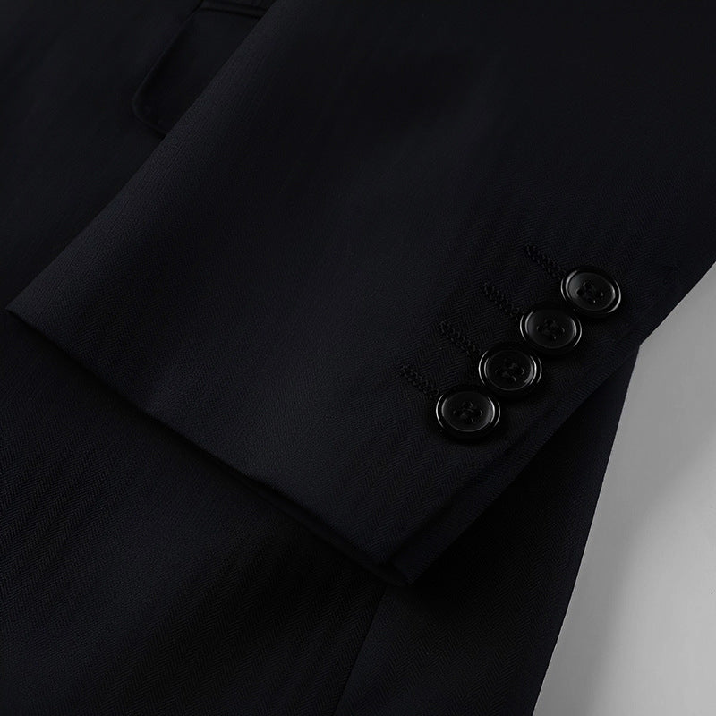 LOVECCR Spring and Summer Suit Men's Work Two-Piece Set Formal Dress Groomsman Suit Suit Men's Overalls Men's Small Suit