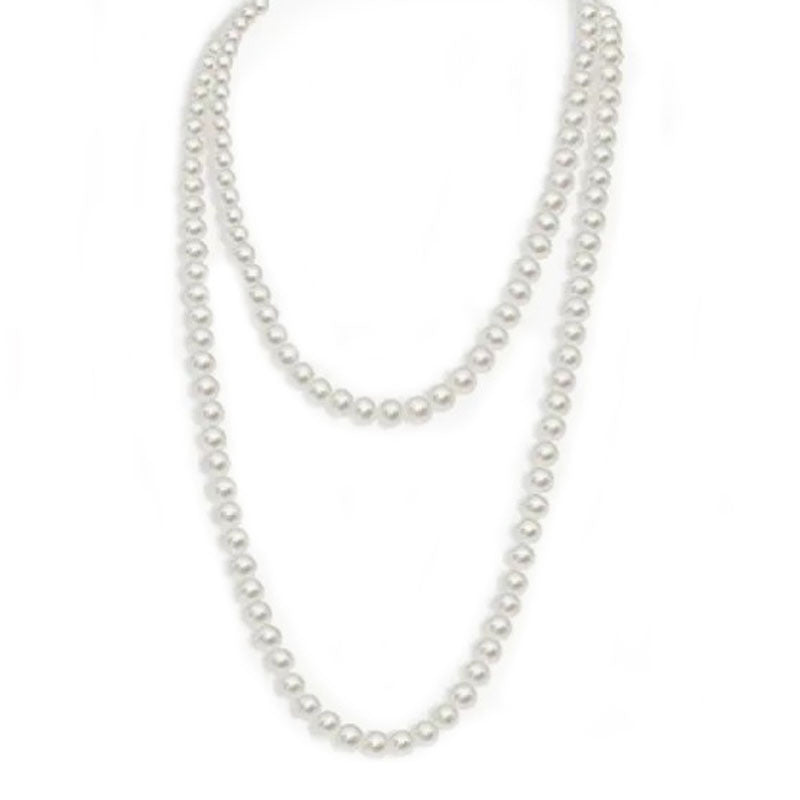 Hot Selling Fashion Simple Korean Style Pearl Necklace Fashion Multi-Layer Sweater Chain Clavicle Chain Factory Wholesale