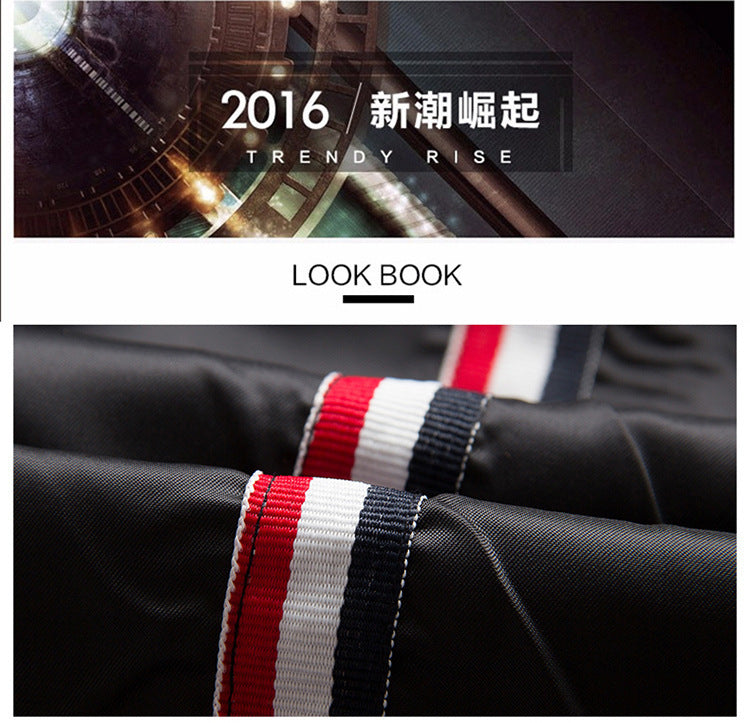 Cross-Border Men's Jacket Wish Men's Jacket Autumn Jacket Youth Fashion Jacket Baseball Uniform Thin