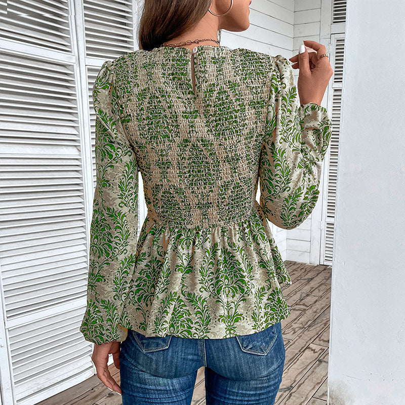 LOVECCR In the spring and autumn of popular, the new temu new women's clothing top is popular in 2025, and the temperament shirt is elegant.