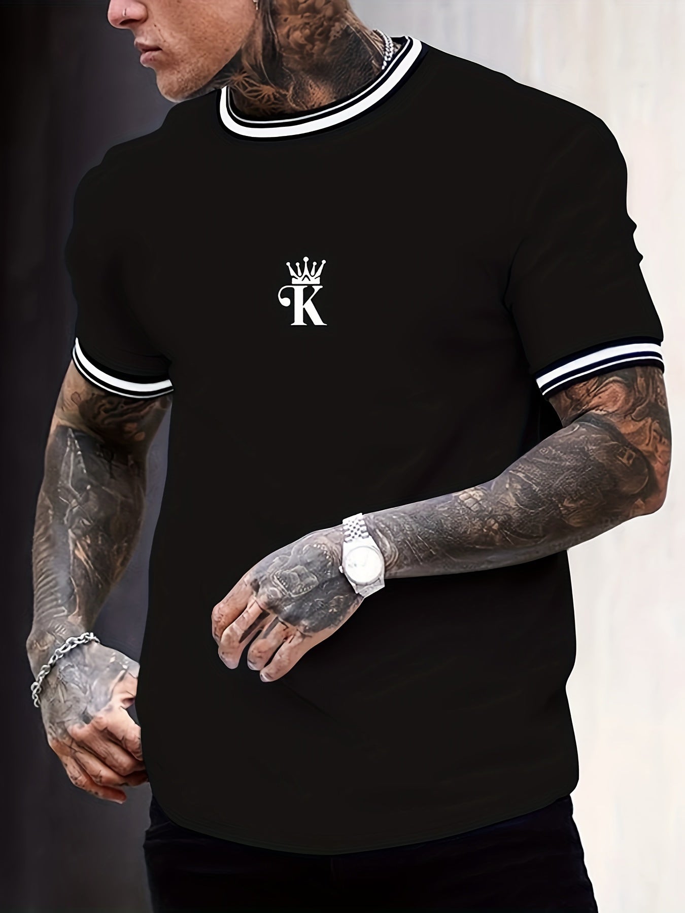 Cross-Border Foreign Trade Hot Sale European and American Style Men's Clothing Youth Sports Digital Printing 3DT T-shirt Short Sleeve