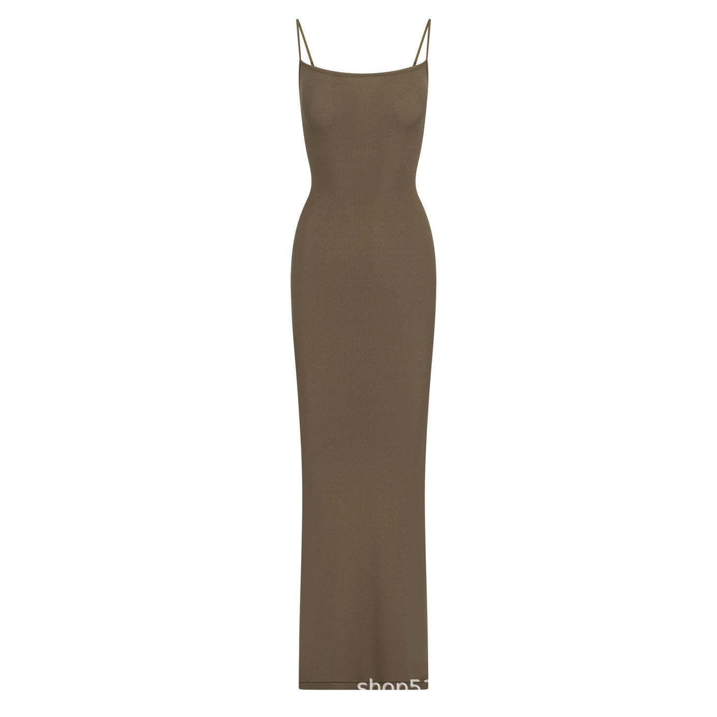 LOVERCCR Skims Kardashian Yi Mengling Same Thread Sling Dress Women's Backless Slimming Sheath Long Skirt