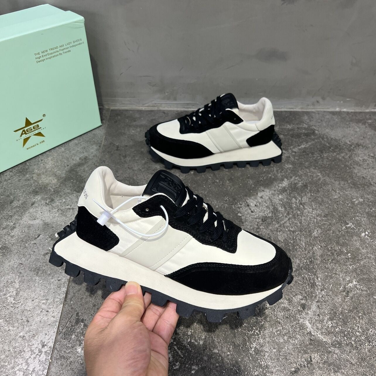 loveccr Waffle Cortez Women's Shoes Spring and Summer New Platform All-Matching Comfortable Dad Shoes Leisure Sports Running Shoes