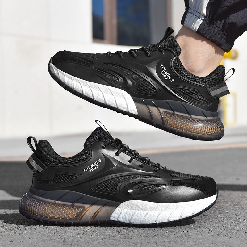 loveccr Monalisa New Men's and Women's Same Style Lovers Shoes Casual Sneaker Air Cushion Popcorn Suction Film Outsole