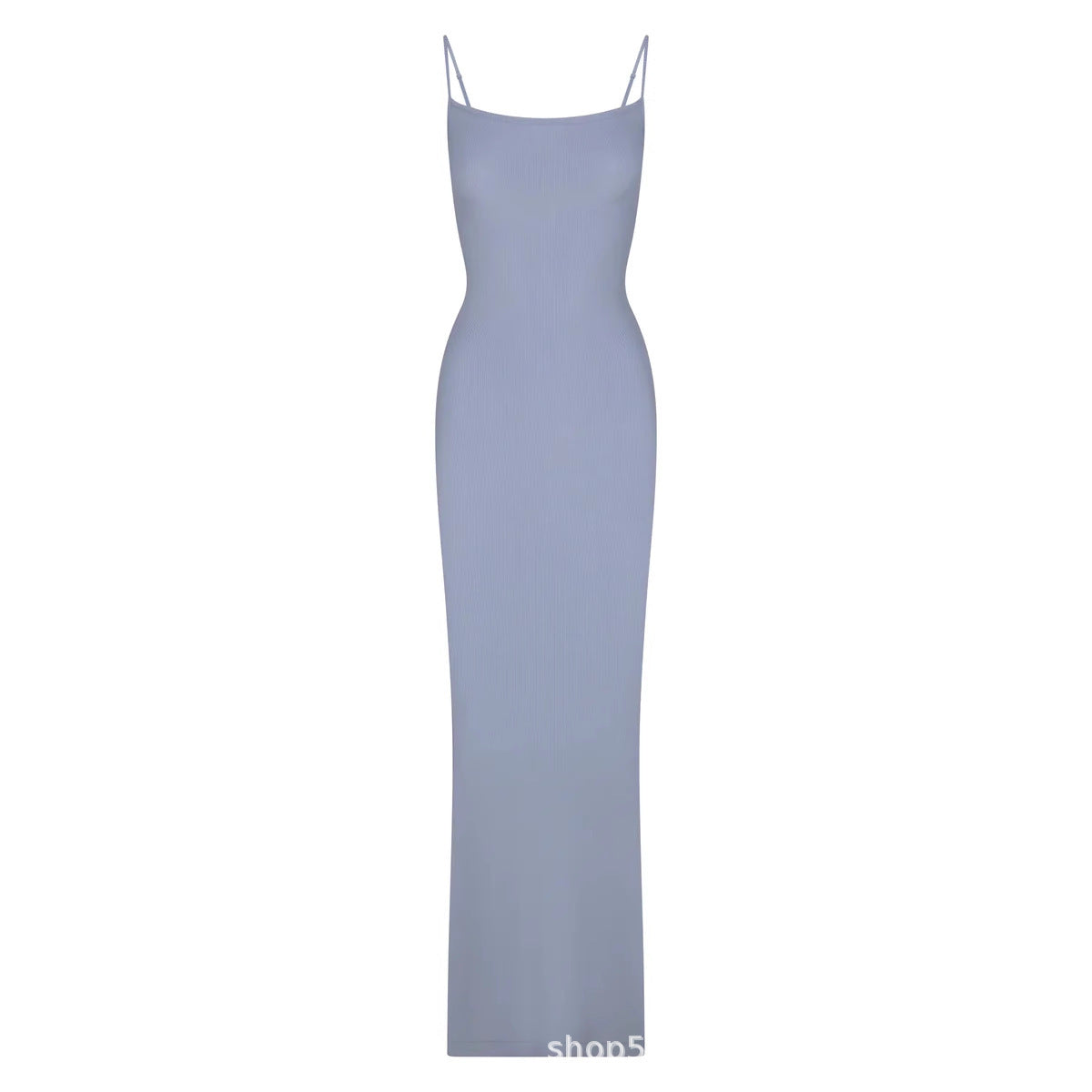 LOVERCCR Skims Kardashian Yi Mengling Same Thread Sling Dress Women's Backless Slimming Sheath Long Skirt
