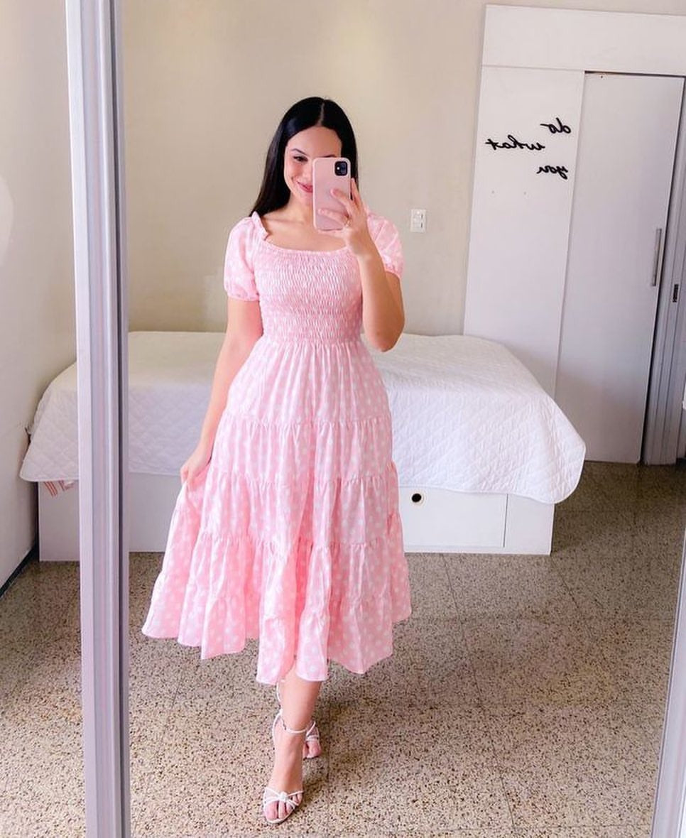 2025 New spring and summer new New 2025 dresses literary fresh printing fashion women's clothing