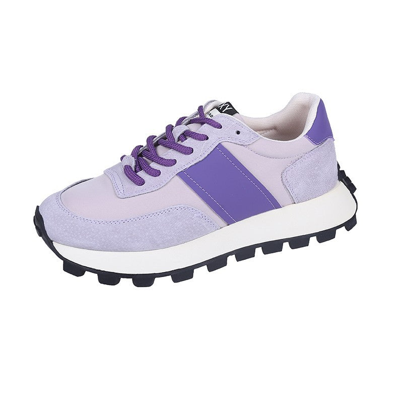 loveccr Waffle Cortez Women's Shoes Spring and Summer New Platform All-Matching Comfortable Dad Shoes Leisure Sports Running Shoes