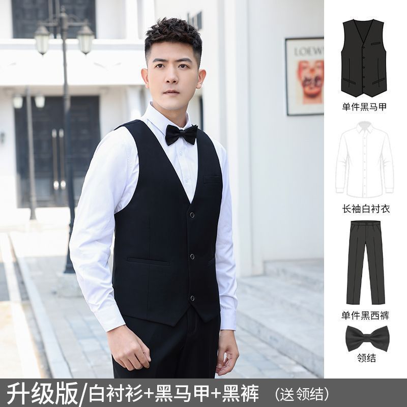 LOVECCR Suit Suit Men's Three-Piece Suit Business Formal Wear Professional Casual Small Suit Slim Best Man Groom Wedding Suit