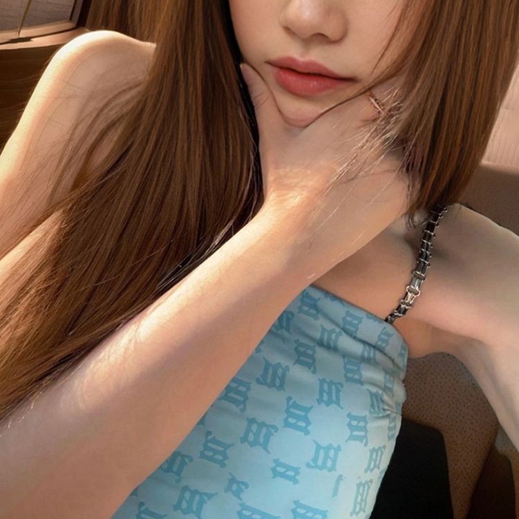 Pure lust sweet babes slim fit plaid print suspender dress women's summer high waist thin dress J3173