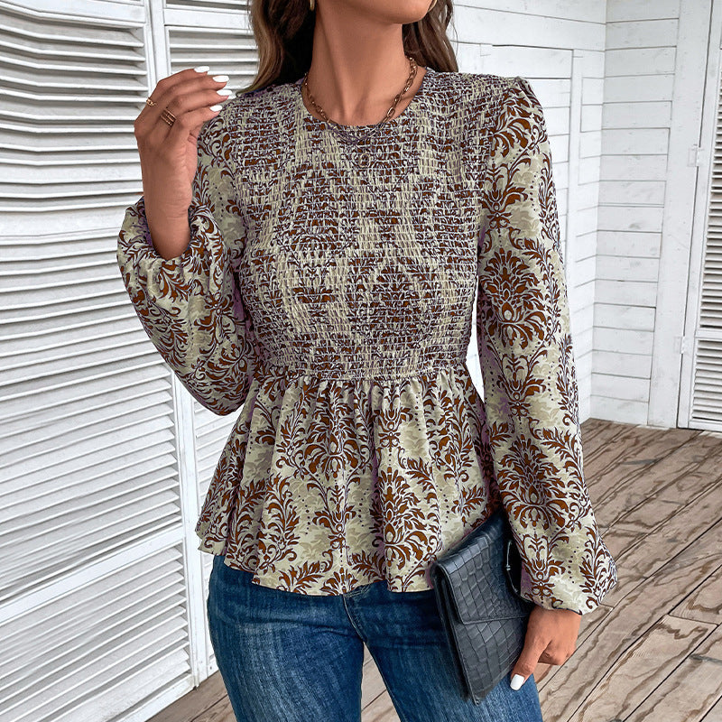 LOVECCR In the spring and autumn of popular, the new temu new women's clothing top is popular in 2025, and the temperament shirt is elegant.
