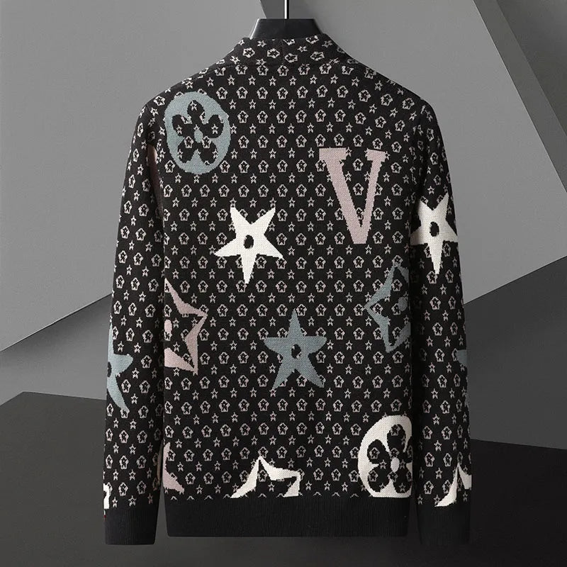 Men's Sweaters New Fall Winter Brand Fashion Knit Cashmere Cardigan Sweater Korean Style Mens Trendy Cardigans Jacket Men Clothes