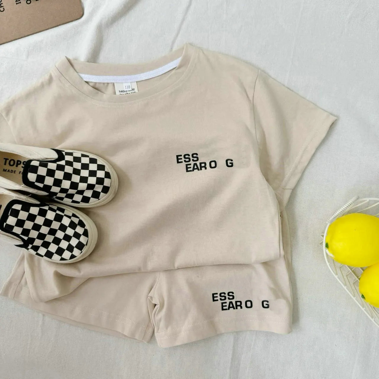2pcs Baby Designers Clothes Summer Children Clothing Set Boys Girls Clothes Suit T shirt Shorts Set Kids Tracksuit 1-7T