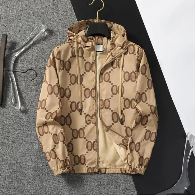 NEW Casual Mens Jacket Coat Caps Luxury designer bomber jacket High quality Letter Striped Jacket Autumn Fashion Outdoor Hoodies Coats Badge Windbreakers