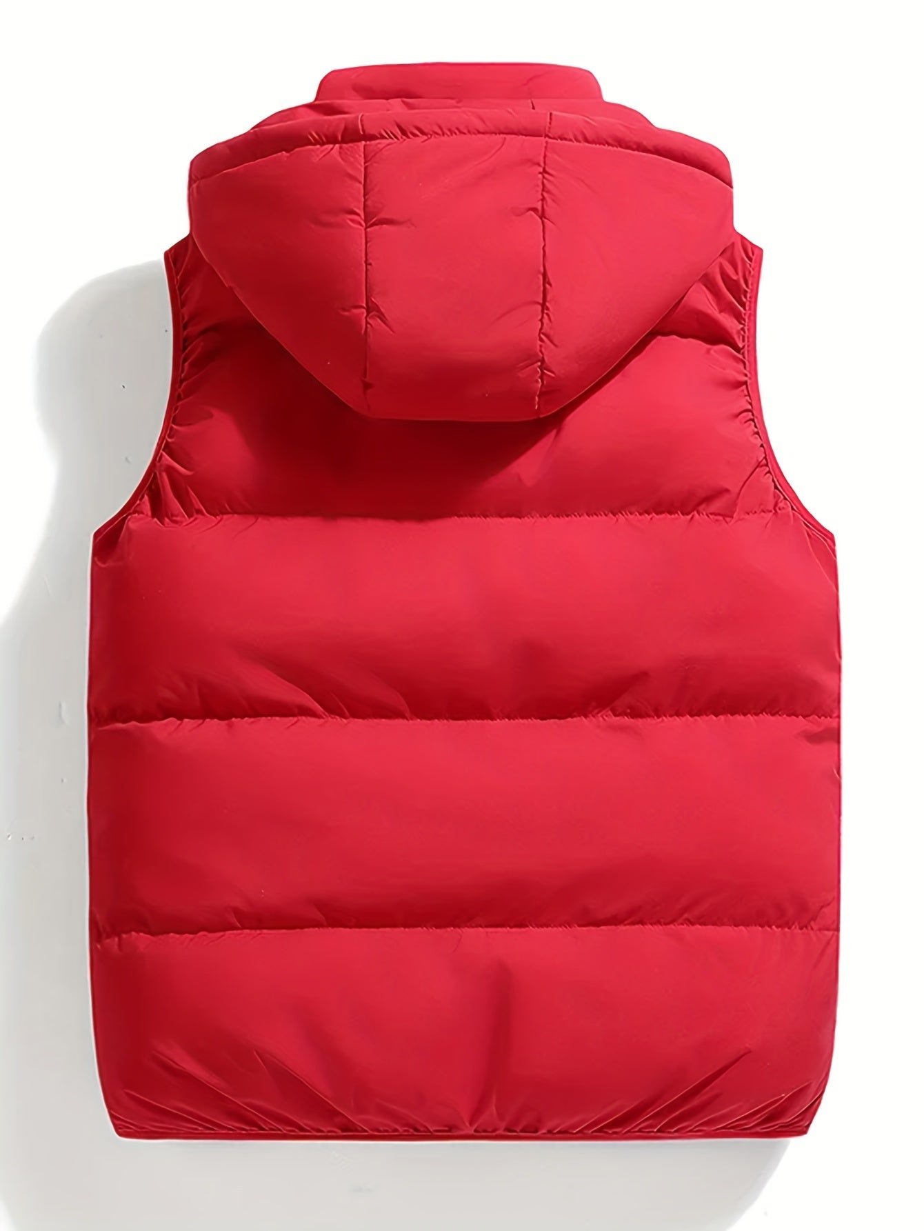 Vibrant Solid Color Zipper Hooded Vest - Water-Resistant, Casual, Pockets, Drawstring, Sleeveless, Windbreaker Outwear for Fall & Winter - Women's Comfortable Clothing for Daily Wear