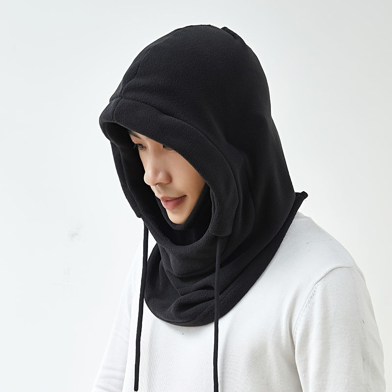 1pc Premium Knit Windproof Fashion Hat - Warm, Cold-Weather, Non-Stretch, Polyester Outdoor Headwear for Men and Women - Perfect Winter Gift