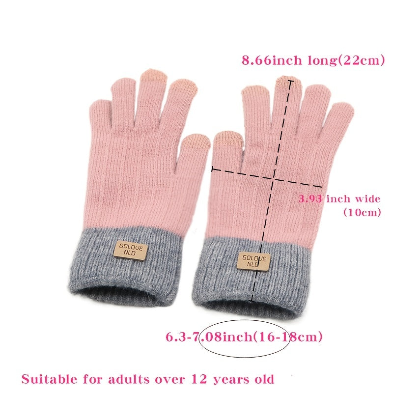 Winter Sports Gloves - Fingers-Free Touch Screen Control, Warm and Durable Construction, Moisture-Wicking Fabric for Dry Hands, Grippy Palm for Secure Grip, One-Size-Fits-Most Design - Ideal for Cold Weather Driving, Cycling, Mountain Biking, Skiing, Snow