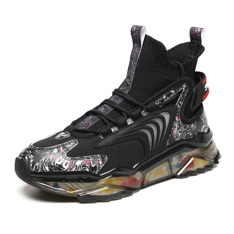 Free shipping men shoes new summer basketball fashion trend versatile shoes running large casual outdoor sports shoes