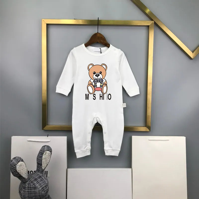 Luxury Newborn Jumpsuits Designer Baby Rompers New Born Romper Brand Girls Boys Clothes Kids Overalls Jumpsuit For Babies Bodysuit CSD2401151-6