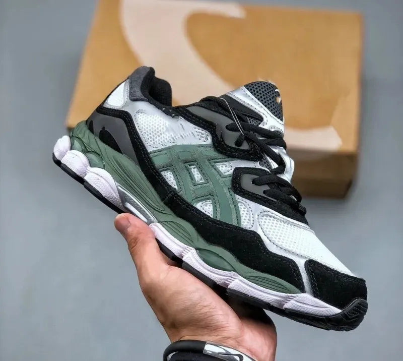 Sneakers Gel Top Marathon Running Shoes Designer Oatmeal Concrete Navy Steel Obsidian Grey Cream White Black Ivy Outdoor Trail Sneakers Size TN Shoes