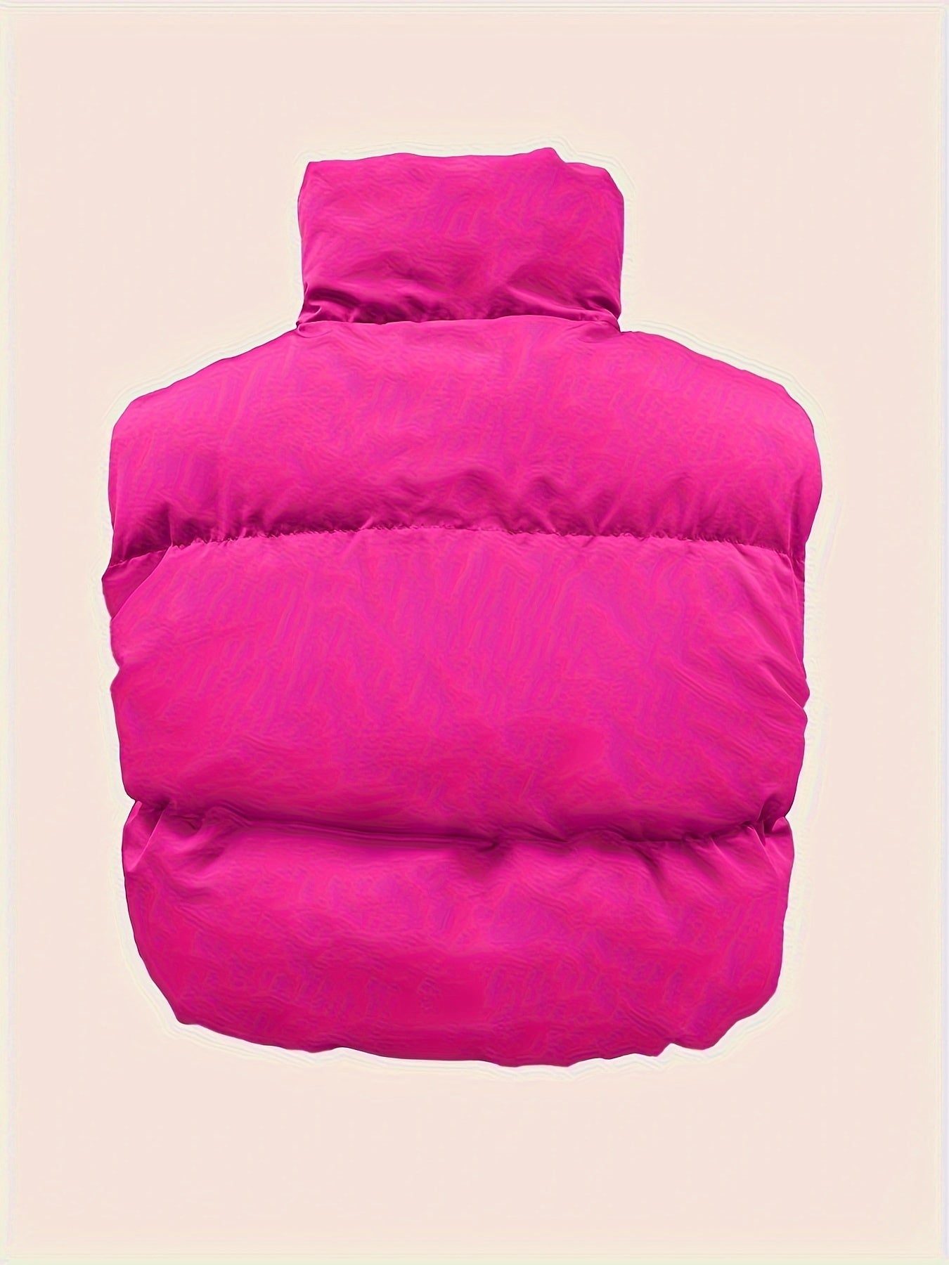 Stylish High Neck Sleeveless Vest Coat - Zip-Up, Casual, Solid Color, Women's Outerwear - Perfect for Daily Wear, Travel, and Outdoor Activities