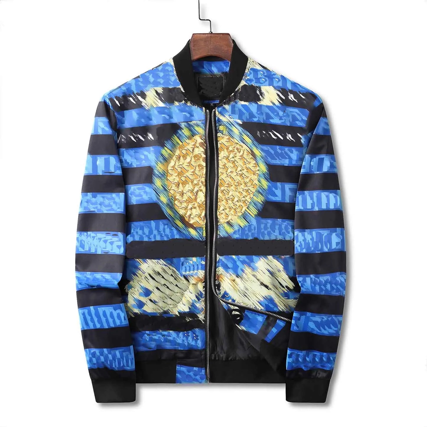 Fashion Autumn Men Casual Jacket Camouflage Print Windbreaker Jacket Men Long Sleeve Coat Plus Size Hoodie Thin Coat