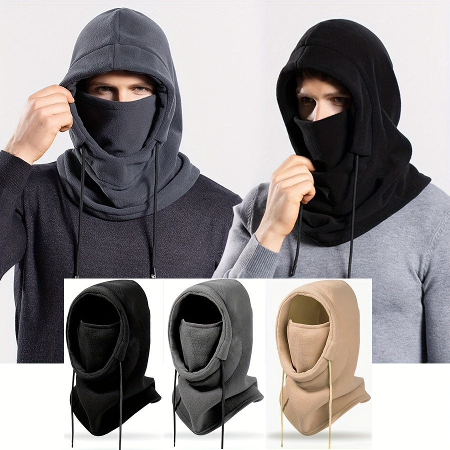 1pc Premium Knit Windproof Fashion Hat - Warm, Cold-Weather, Non-Stretch, Polyester Outdoor Headwear for Men and Women - Perfect Winter Gift