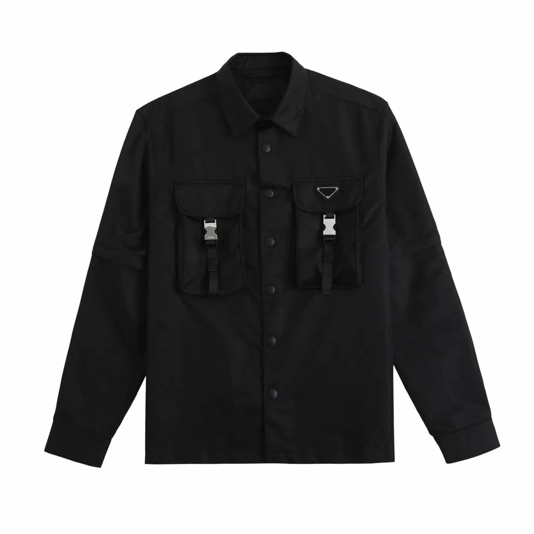 Mens RE-NYLON Jacket T-shirt Canada North Coat Solid Color Spring Jackets for Men Openwork Detachable Sleeves Letters Business Parker