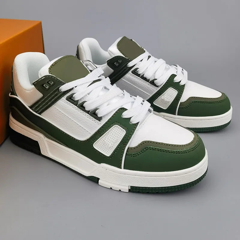 Designer Trainer Sneakers Mens Womens Shoe Casual Shoes Fashion Low Top Shoe Platform Leather Rubber Sloe Outdoor Shoes 36-45