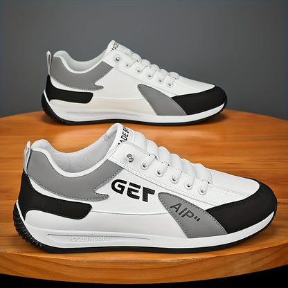 Men's Vintage Old School Style Skate Shoes, Comfy Non Slip Casual Sneakers For Men's Outdoor Activities