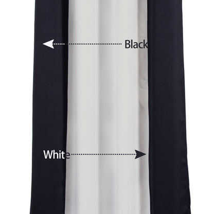 1pc Stylish Double Color Block Blackout Curtains for Living Room and Bedroom - Perfect for Room Decor and Home Decor