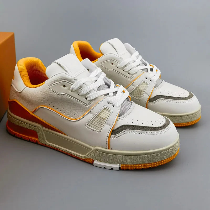 Designer Trainer Sneakers Mens Womens Shoe Casual Shoes Fashion Low Top Shoe Platform Leather Rubber Sloe Outdoor Shoes 36-45