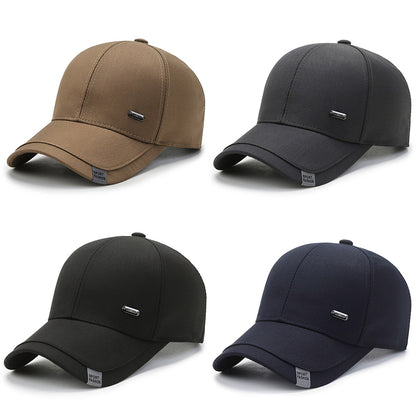 Stylish Men's Cotton Snapback Hat - Winter-Warm, Adjustable & Comfortable Trucker Cap, Perfect for Gifting