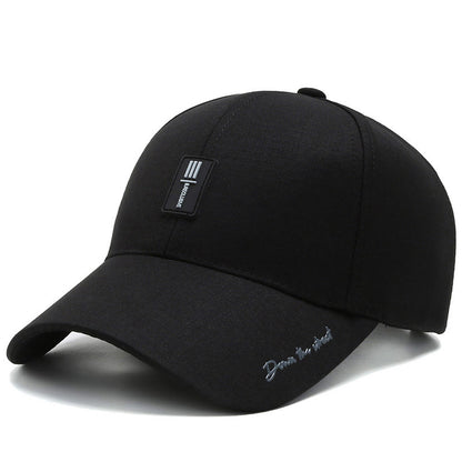 Luxury Black Baseball Cap - Premium Cotton, Adjustable Fit, Unisex Design, Ideal for Golf, Sports, Kpop Fans, and Gift-Giving - Stylish Trucker Hat for Men and Women