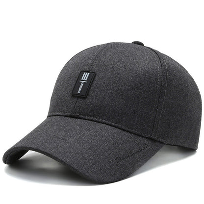 Luxury Black Baseball Cap - Premium Cotton, Adjustable Fit, Unisex Design, Ideal for Golf, Sports, Kpop Fans, and Gift-Giving - Stylish Trucker Hat for Men and Women